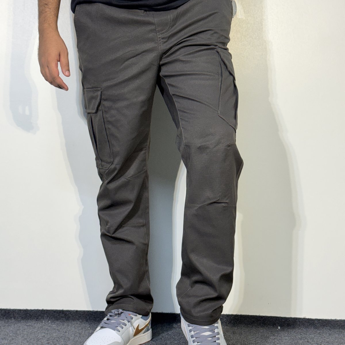 Projek Raw 6 Pocket Relaxed Fit Cargo Pants - Charcoal Grey