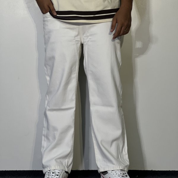 Jack & Jones Straight Fit White Denim Jeans