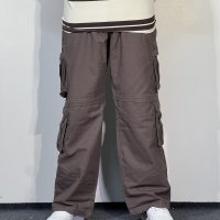 Baggy Fit 8 Pocket Cargo – Chocolate Brown