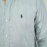 Polo Ralph Lauren Premium Ash Grey Solid Shirt