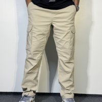 Projek Raw 6 Pocket Relaxed Fit Cargo Pants - Beige