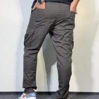 Projek Raw 6 Pocket Relaxed Fit Cargo Pants - Charcoal Grey