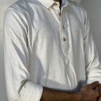 Remi Cotton Katua - Mandarin Collar - Off White