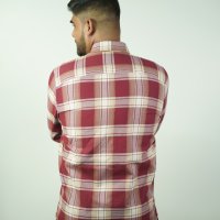 Tommy Hilfiger Classic Maroon Check Shirt