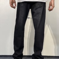 Washed Black Grinding Semi Baggy